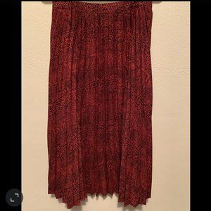 Oasis Snakeskin Print Skirt | UK 6